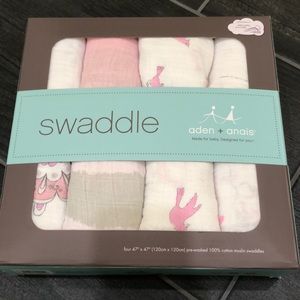 Aden + Anais muslin swaddles,  4pack